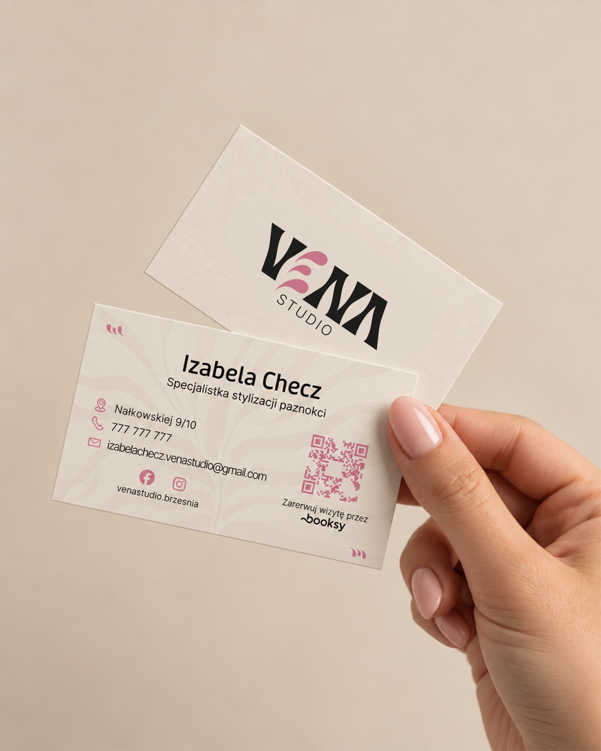 Wizytówki VENA Studio