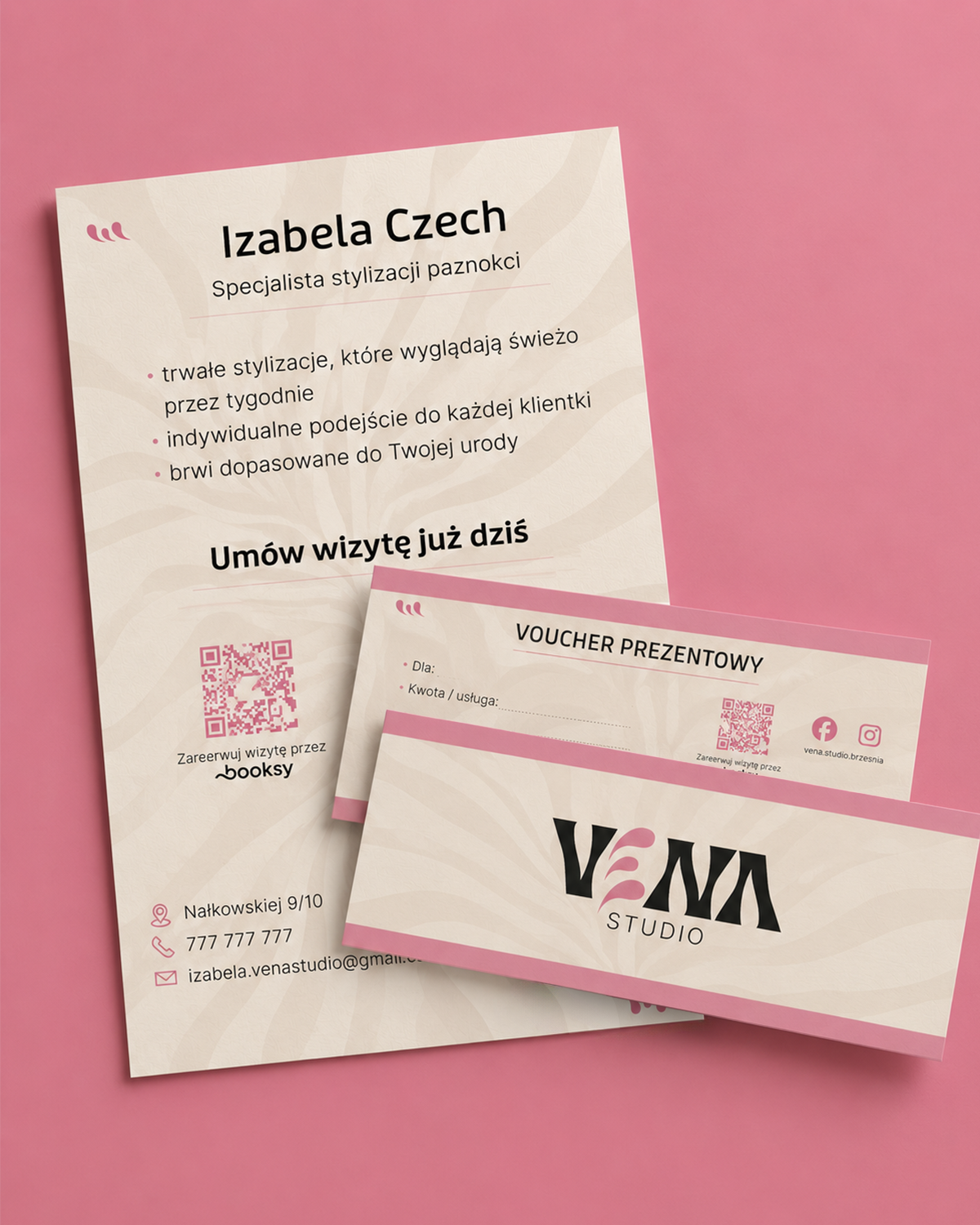 Materiały drukowane VENA Studio