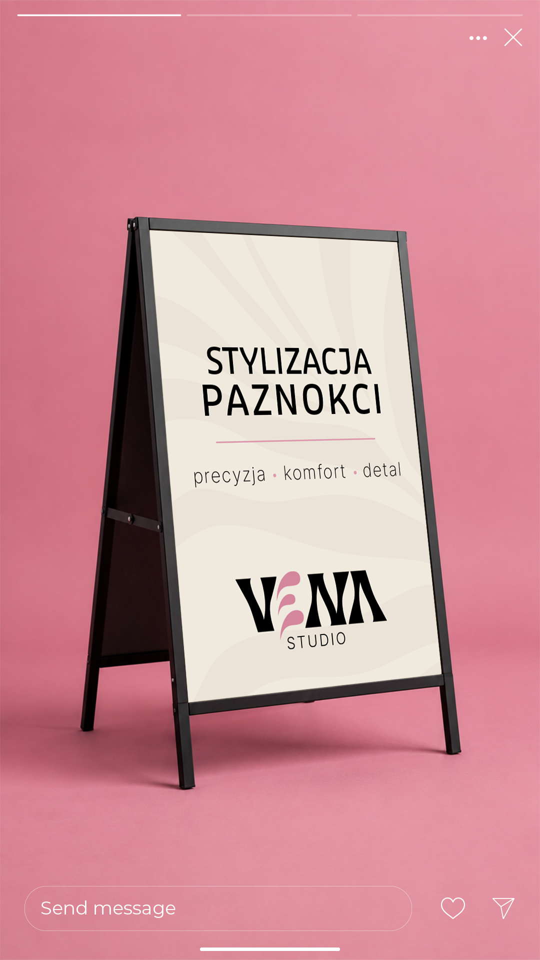 Reklama salonu VENA Studio